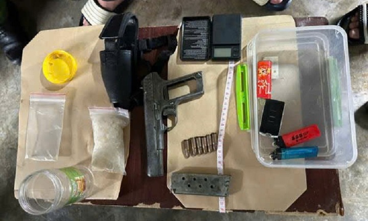 Bắt nhóm mua bán ma túy, tàng trữ súng đạn ở Quảng Ngãi 