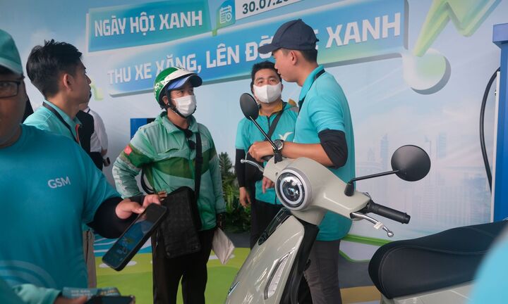 VinFast Evo Grand 'gây bão' tại 'Ngày hội xanh' vì thiết kế tối ưu cho tài xế