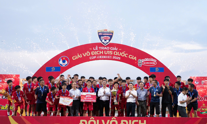 PVF vô địch giải U15 Quốc gia 2025