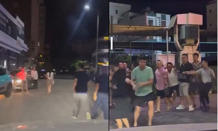 Tạm giữ hình sự 6 người đánh nhau trước cửa quán karaoke ở Quảng Ninh