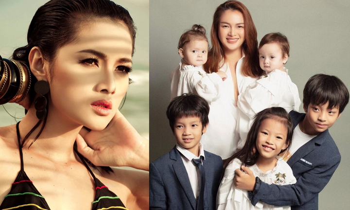 Á hậu Việt làm mẹ đơn thân nuôi 5 con, U40 sống dư dả nhờ bán hàng online