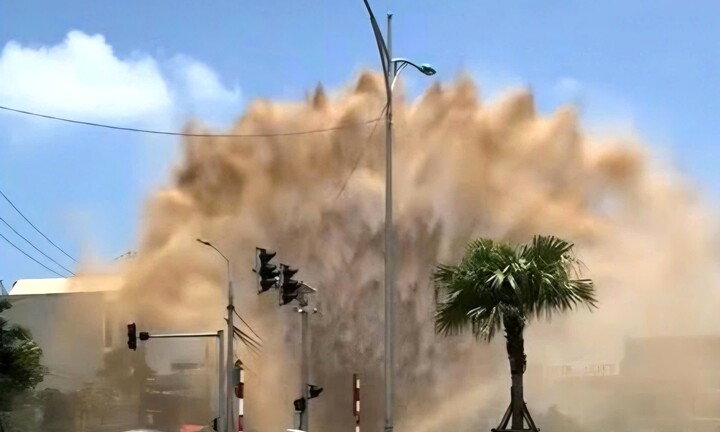 Sự thật về clip 'vỡ ống nước sạch' ở Bắc Ninh