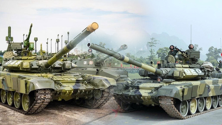 Lộ diện sức mạnh 'xe tăng bay' T-90 tham gia diễu binh 2/9