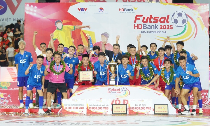 Thái Sơn Bắc vô địch giải futsal HDBank Cúp quốc gia 2025