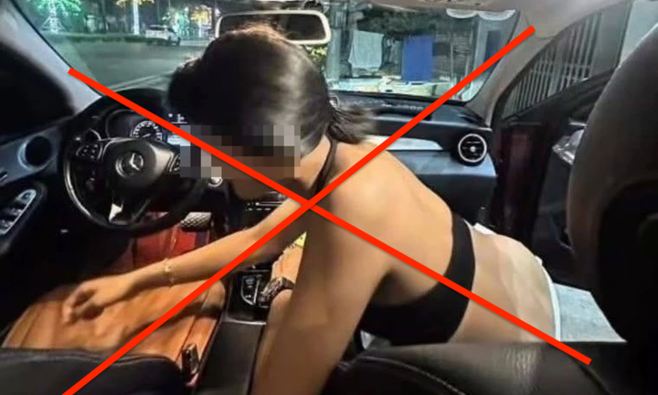 Triệu tập 3 thanh niên dàn dựng clip, giả gái đóng 'cảnh nóng' trên xe Mercedes