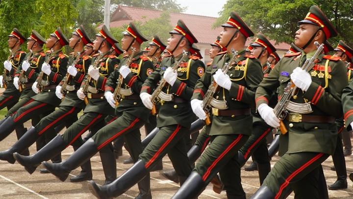 Quân đội nhân dân Lào sang Việt Nam tham gia diễu binh, diễu hành kỷ niệm 80 năm Quốc khánh