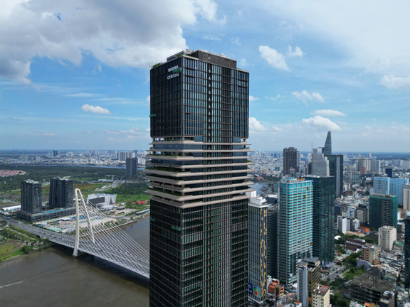 Cận cảnh cao ốc 55 tầng sắp khánh thành thuộc Trung tâm Tài chính quốc tế TP.HCM