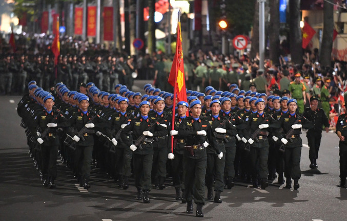 Toàn cảnh buổi tổng hợp luyện A80 lần đầu tiên tại Quảng trường Ba Đình