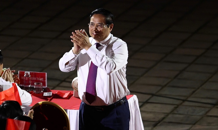 Thủ tướng Phạm Minh Chính dự sự kiện 'Thời cơ vàng' ở điểm cầu Huế