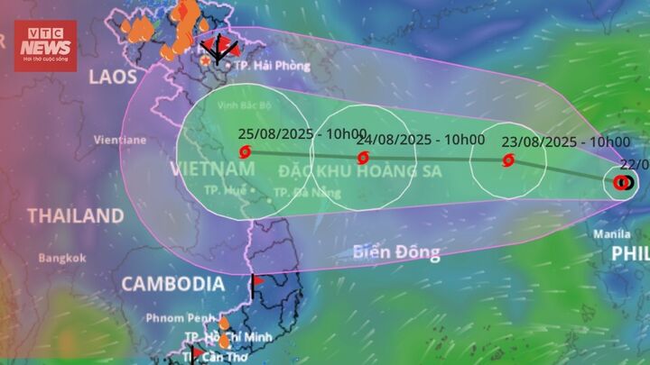 Bão số 5 Kajiki đang đà tăng cấp, đổ bộ miền Trung, lượng mưa đến 700mm