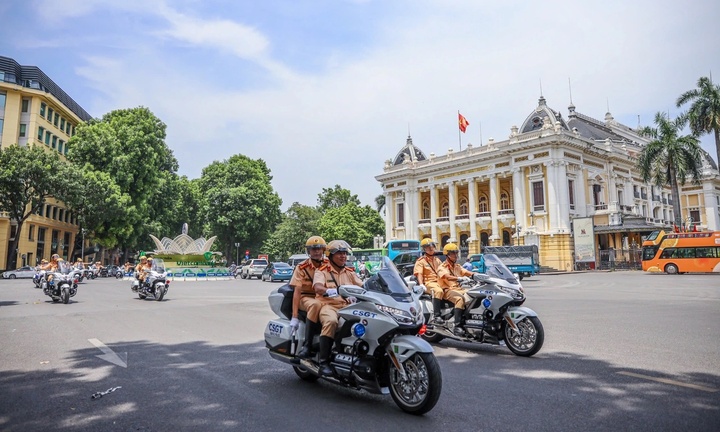 Cập nhật giờ cấm đường phục vụ sơ duyệt diễu binh A80 ngày 27/8