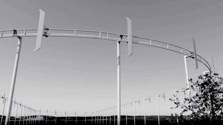 Airloom Energy: Cuộc cách mạng tua-bin gió từ đường ray hình oval