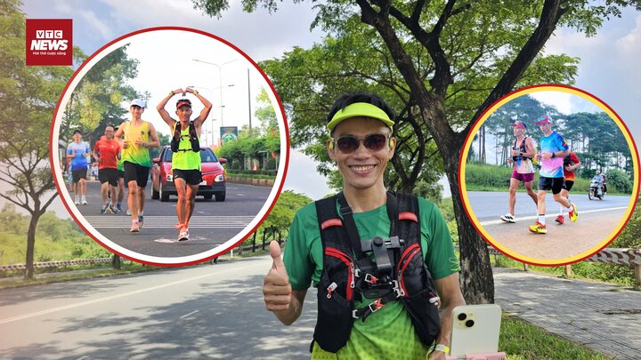 'Dị nhân' marathon vượt nắng mưa từ TP.HCM ra Hà Nội mừng Quốc khánh