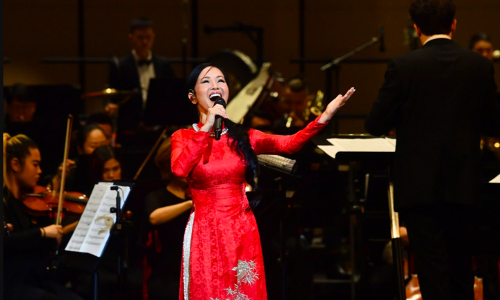 Hồng Nhung run khi lần đầu hát 'Bài ca Hà Nội' trong hoà nhạc Quốc gia