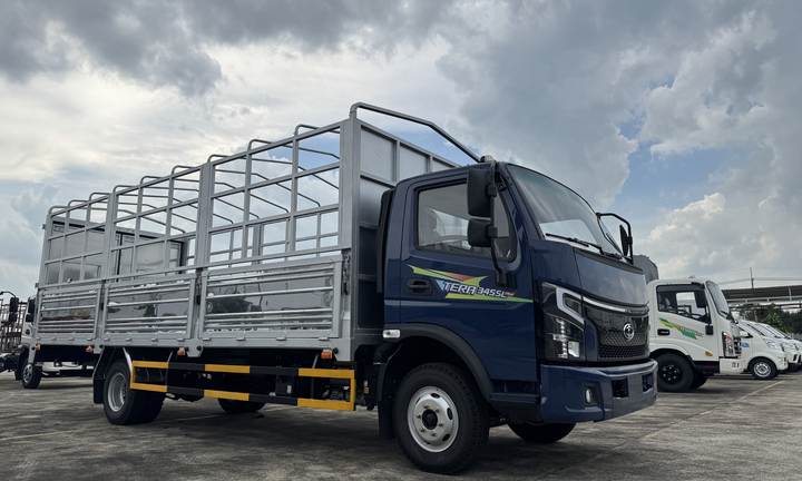 Tera345SL Plus - xe tải 3.5 tấn thùng dài 6m3 hoàn toàn mới