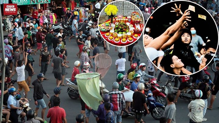 Tục 'giật cô hồn' Rằm tháng 7: Từ nét văn hóa đến cảnh tranh giành hỗn loạn