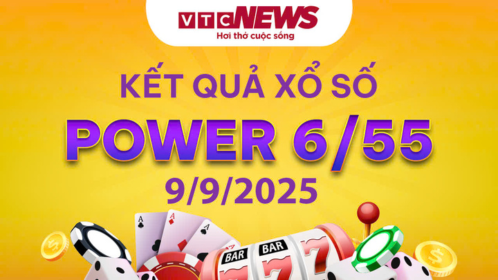 Vietlott 9/9 - Kết quả xổ số Vietlott hôm nay 9/9/2025 - Xổ số Power 6/55