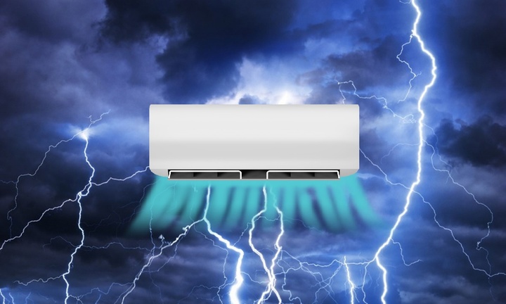 Vì sao nên tắt nguồn điện điều hòa khi giông bão?