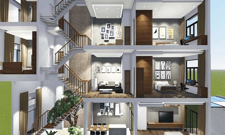 Ưu và nhược điểm của nhà lệch tầng 