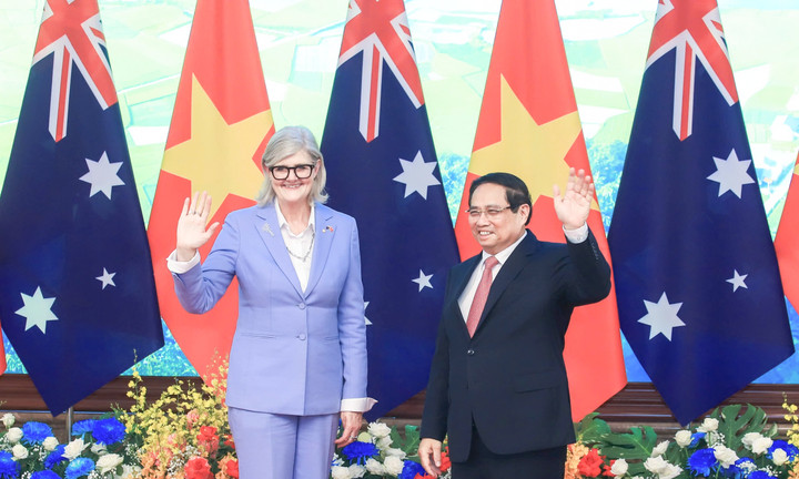 Thủ tướng Phạm Minh Chính tiếp Toàn quyền Australia Sam Mostyn