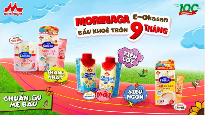 Cải tiến mới tiện lợi, siêu ngon, chuẩn gu mẹ bầu từ Morinaga E-Okasan