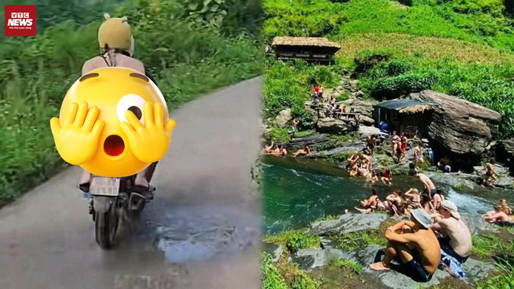 Du khách mặc bikini trên đường ở Tuyên Quang khiến dân mạng bức xúc