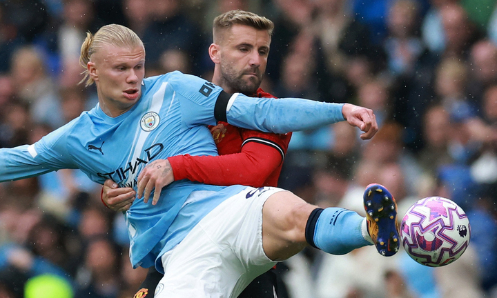 Trực tiếp bóng đá Man City 3-0 Man Utd: Haaland ghi cú đúp