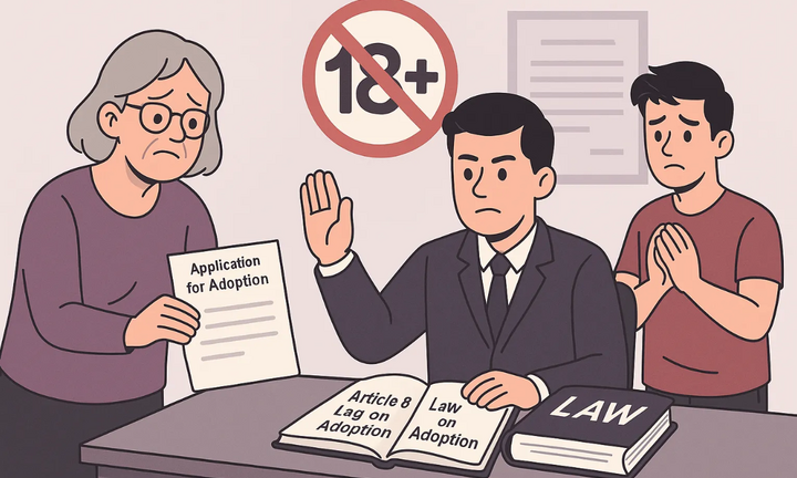 Có thể nhận con nuôi trên 18 tuổi không?