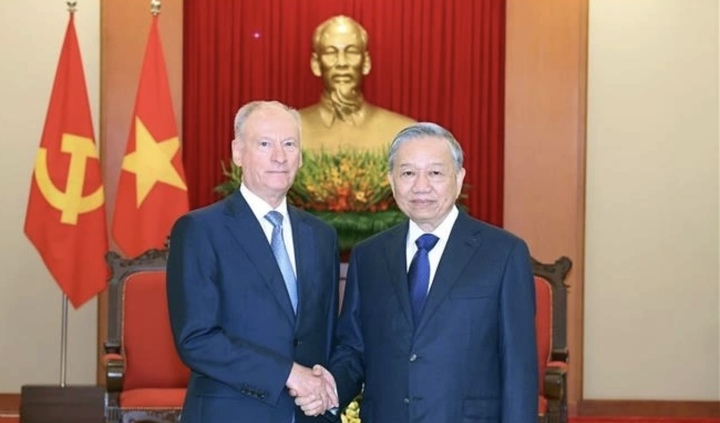 Tổng Bí thư Tô Lâm tiếp trợ lý Tổng thống, Chủ tịch Hội đồng Biển Liên bang Nga