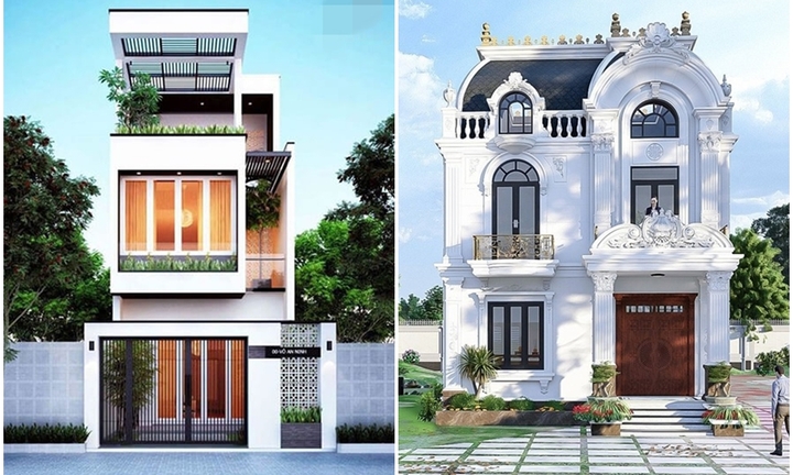 Những mẫu nhà phố 2 tầng hiện đại 2025