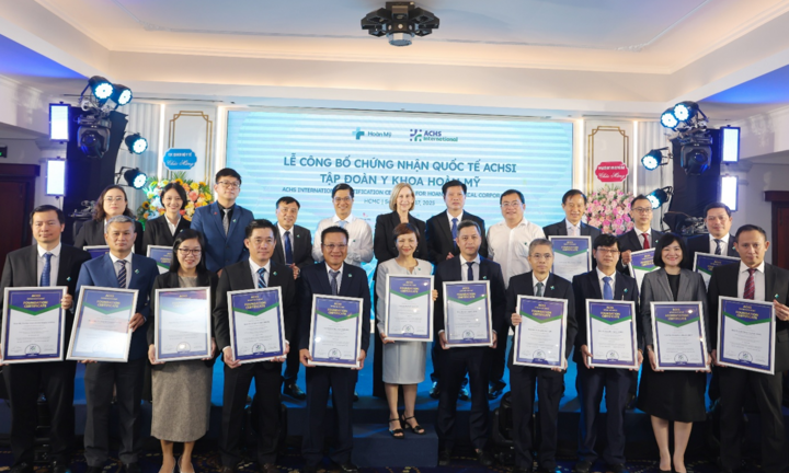 Tập đoàn y khoa Hoàn Mỹ đạt chứng nhận quốc tế ACHSI trên toàn hệ thống