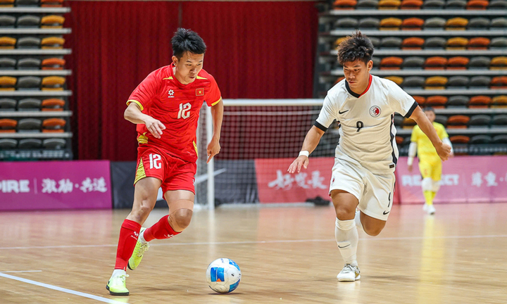 Trực tiếp bóng đá Việt Nam 7-2 Trung Quốc, vòng loại Futsal châu Á 2026