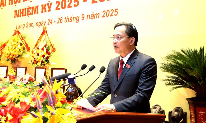 Ông Hoàng Văn Nghiệm tái đắc cử Bí thư Tỉnh ủy Lạng Sơn, nhiệm kỳ 2025 - 2030