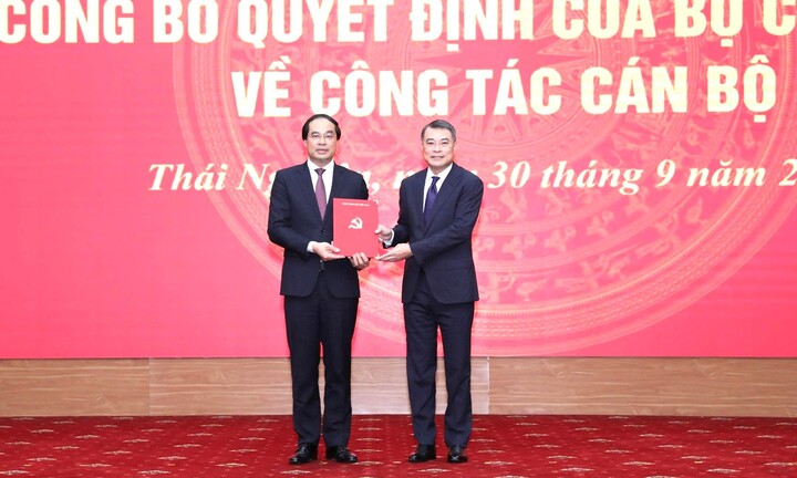 Ông Trịnh Xuân Trường được chỉ định làm Bí thư Tỉnh ủy Thái Nguyên