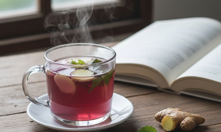 Bài thuốc từ lá tía tô nấu với gừng 