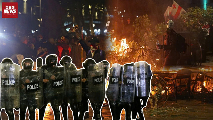 Bạo loạn ở Gruzia: Biểu tình chống chính phủ lan rộng toàn quốc