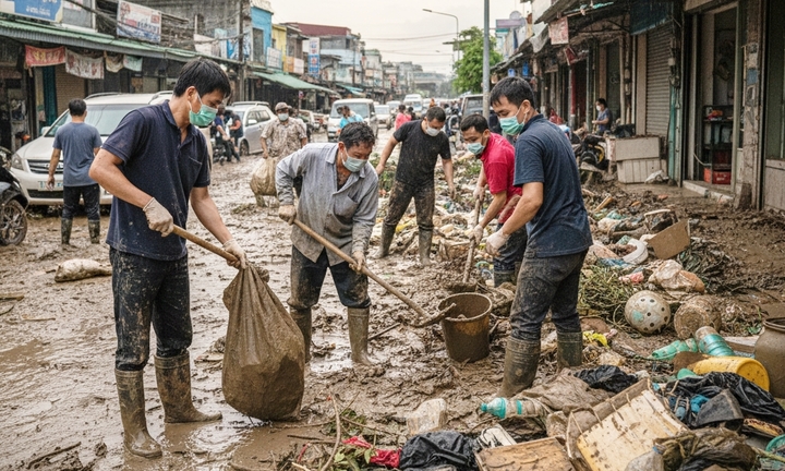 Bốn nhóm bệnh thường gặp sau bão lũ