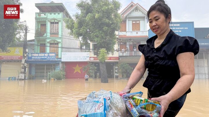 Thái Nguyên chìm trong biển nước ngập lụt chưa từng có