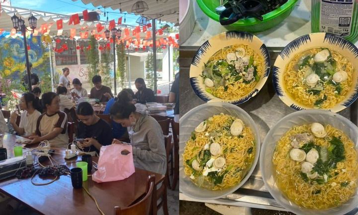 Chủ quán ăn ở Thái Nguyên hỗ trợ sinh viên sạc điện, ăn uống miễn phí