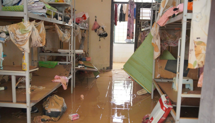 Trường ĐH ở Thái Nguyên nói về thông tin ‘ngăn đoàn cứu trợ tiếp tế đồ ăn cho sinh viên’