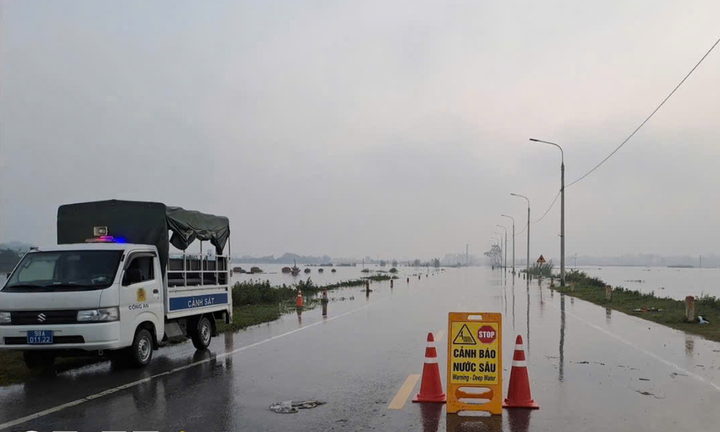 Bắc Ninh: 29 điểm ngập sâu, xe không thể đi qua