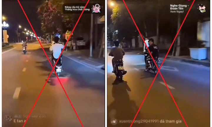 Bắt giữ nhóm thanh niên lạng lách còn livestream thách thức nhau ‘đá gầm’