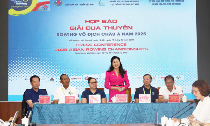 Hải Phòng đăng cai giải Đua thuyền Rowing vô địch Châu Á 2025