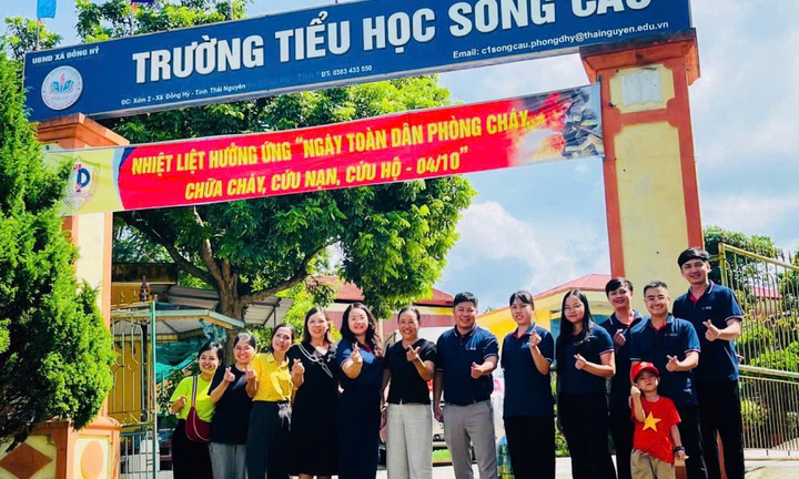 Trao yêu thương – Gieo hy vọng: Trường Newton 5 hướng về Thái Nguyên sau lũ