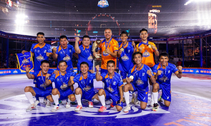 Đại diện miền Trung lên ngôi vô địch toàn quốc Tiger Street Football 2025