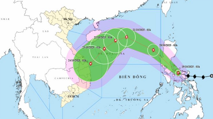 Bão Fengshen áp sát Biển Đông, miền Bắc đón không khí lạnh tăng cường