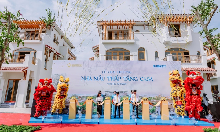 Đô thị Sun Group Vũng Tàu khai trương nhà mẫu thấp tầng Casa