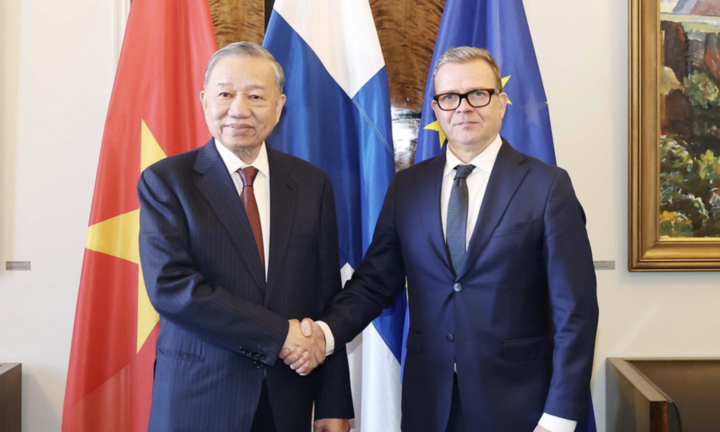 Tổng Bí thư Tô Lâm hội kiến Thủ tướng Phần Lan Petteri Orpo