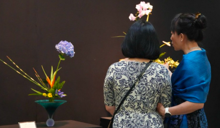 Gần 40 tác phẩm Ikebana Nhật Bản 'gây sốt', công chúng Việt say mê