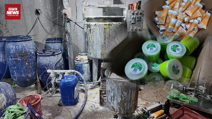Kinh hoàng trong lò mỹ phẩm giả quy mô hàng tỷ đồng